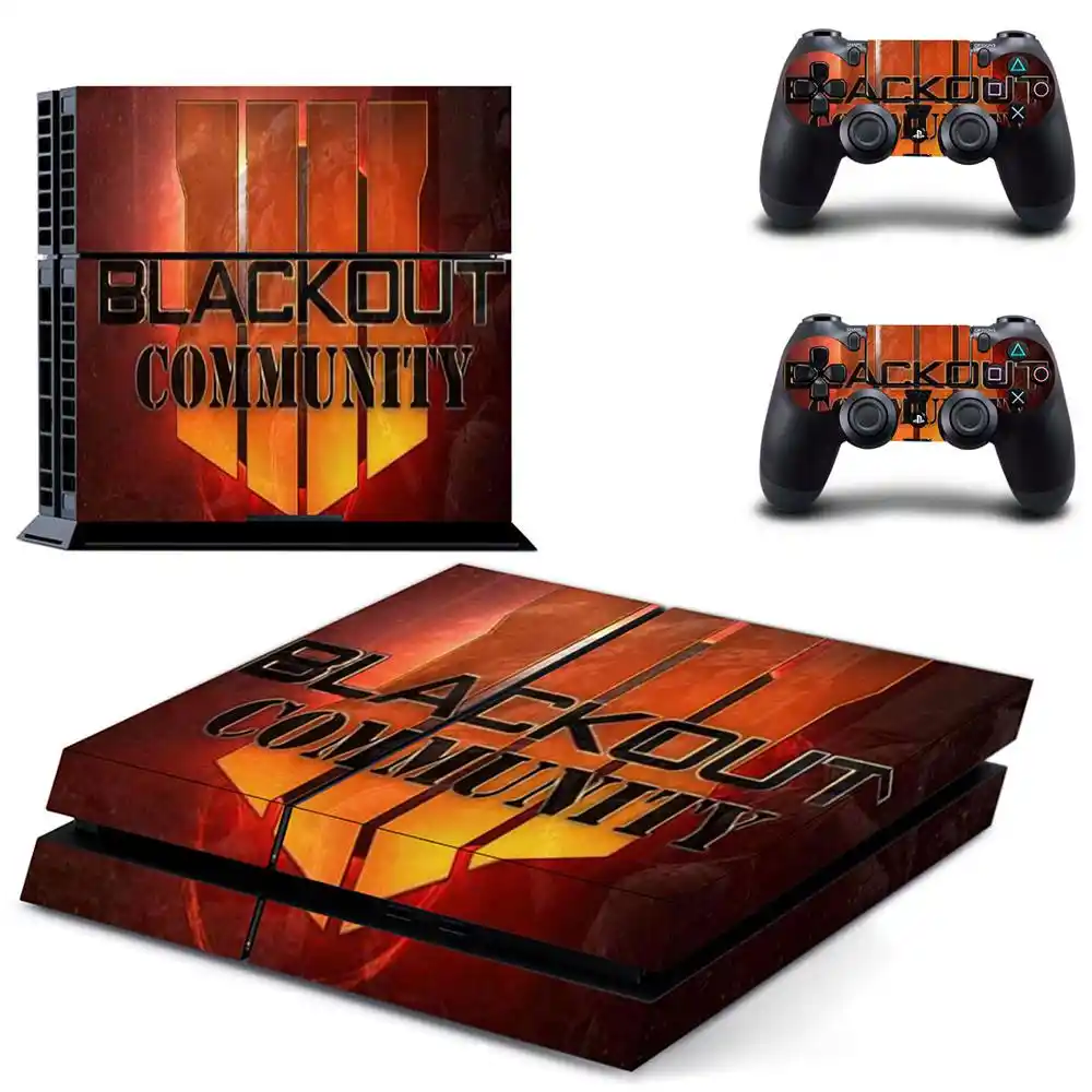 Custom Design Ps4 Fat Slim Pro Skin Sticker Decal Vinyl For Playstation 4 Console And Controller Ps4 Skin Stickers Stickers Aliexpress
