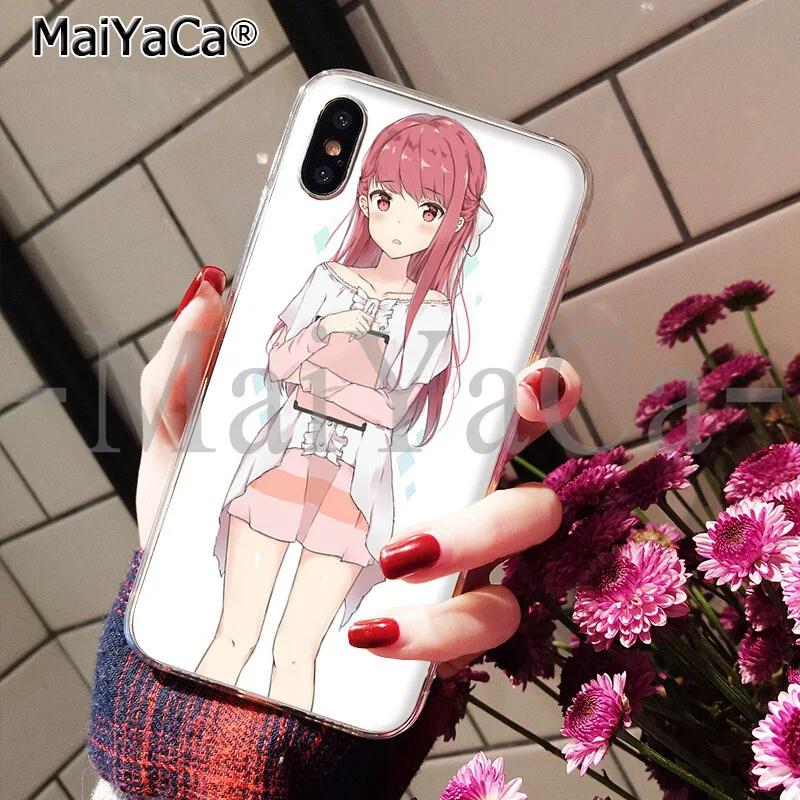 MaiYaCa сексуальный мультфильм аниме kawaii Девушка кошка ТПУ чехол для телефона оболочка для Apple iPhone 8 7 6 6S Plus X XS MAX 5 5S SE XR