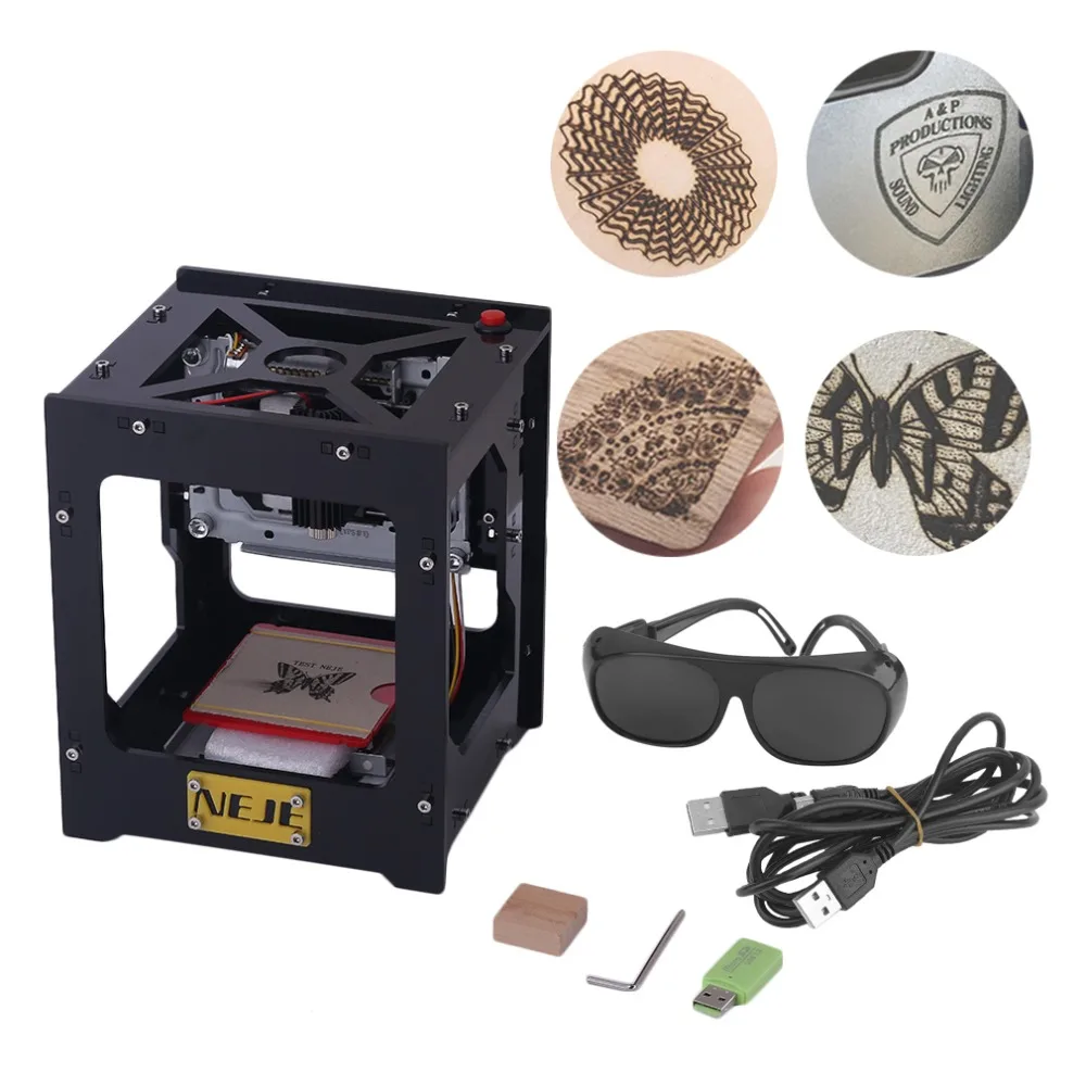 

Professional CNC Engraving Machine 1000mW Automatic DIY Print Laser Engraver Machine with Off-line Operation 2018 hot searching