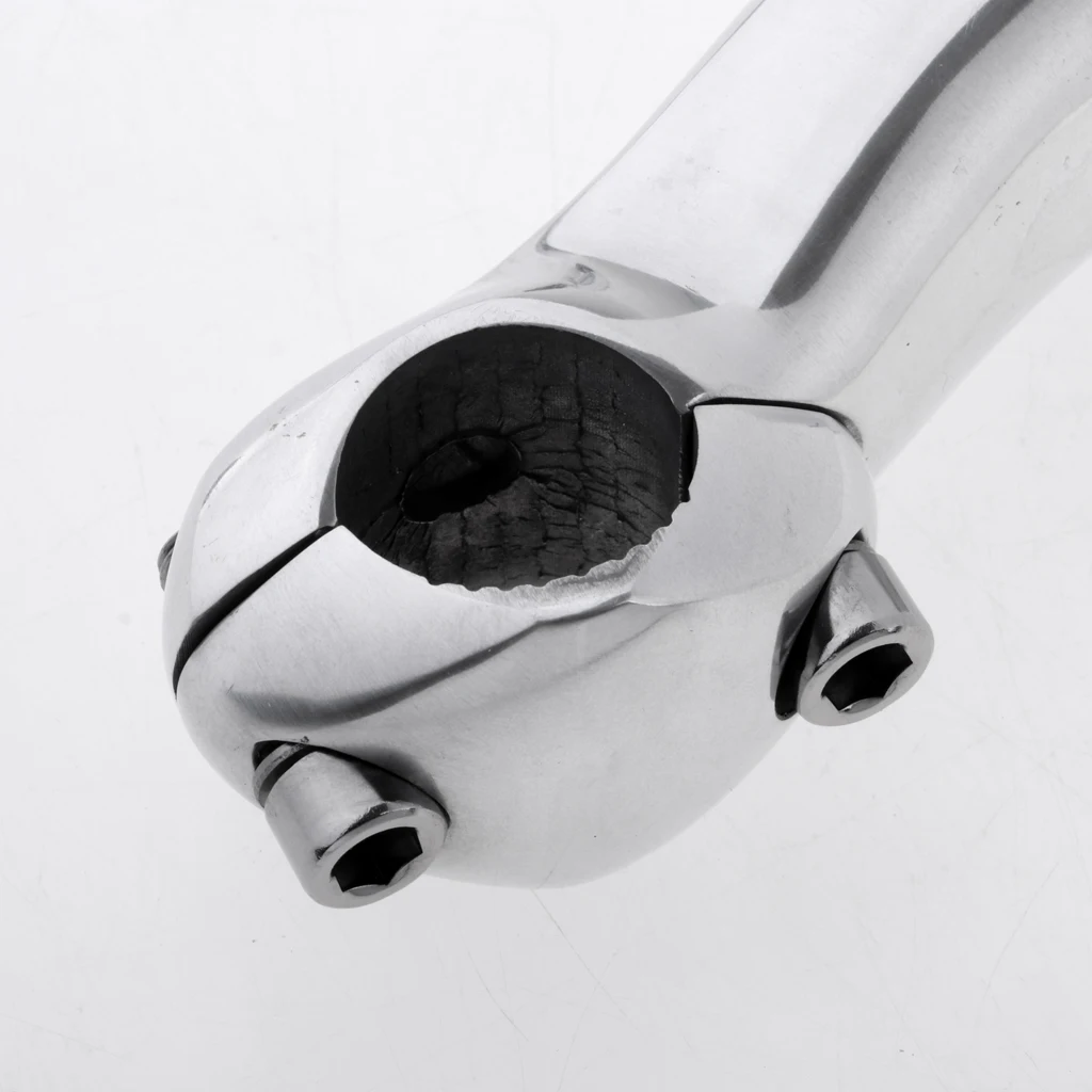 Adjustable 0-90 Degree Aluminum Alloy Bicycle Handlebar Stem Riser Adapter Extender Replacement for Road Mountain Bike MTB BMX