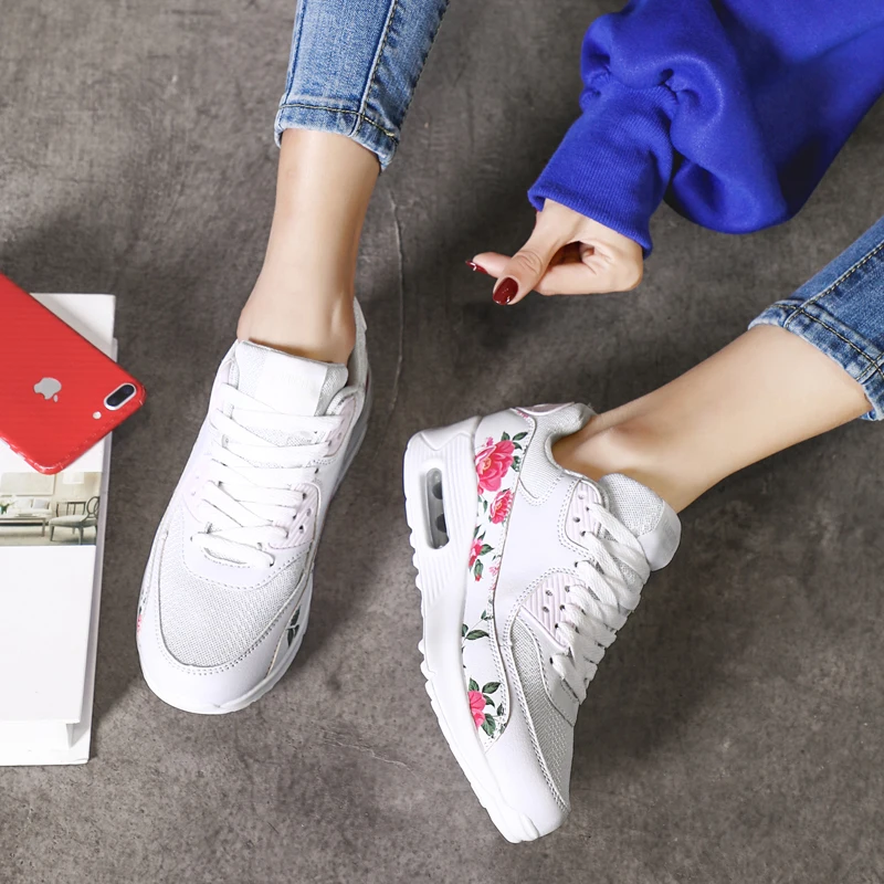 

CAMTOO New Fashion Lady Spring Breathable Sneakers Shoes Women Platform Casual Shoes Brand Female Trainers Air Cushion Shoes