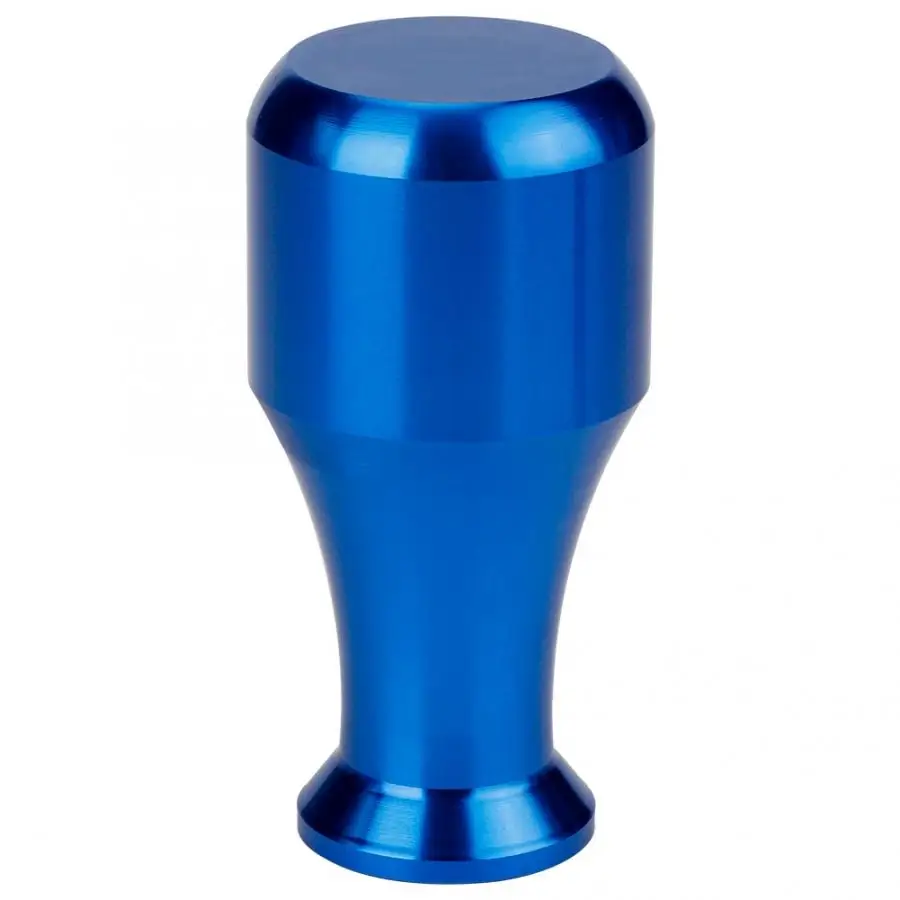 Universal Aluminum Alloy Car Auto Manual Gear Shift Stick Knob Head Shifter Blue shifter handle manual gear shift