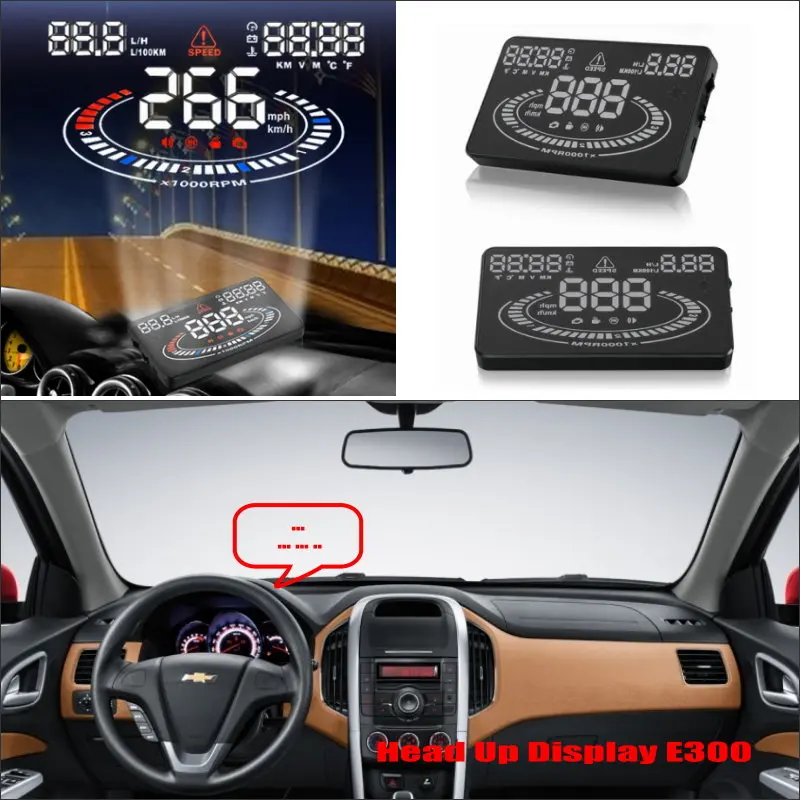 

Car HUD Head Up Display For Chevy Optra / Spark / Sonic - Saft Driving Screen Projector Inforamtion Refkecting Windshield