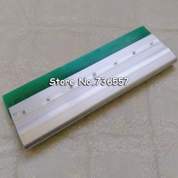 

free Shipping 35cm Screen Printing Squeegee 13.8" Aluminium Alloy Handle Screen Print Flat Blade 75A