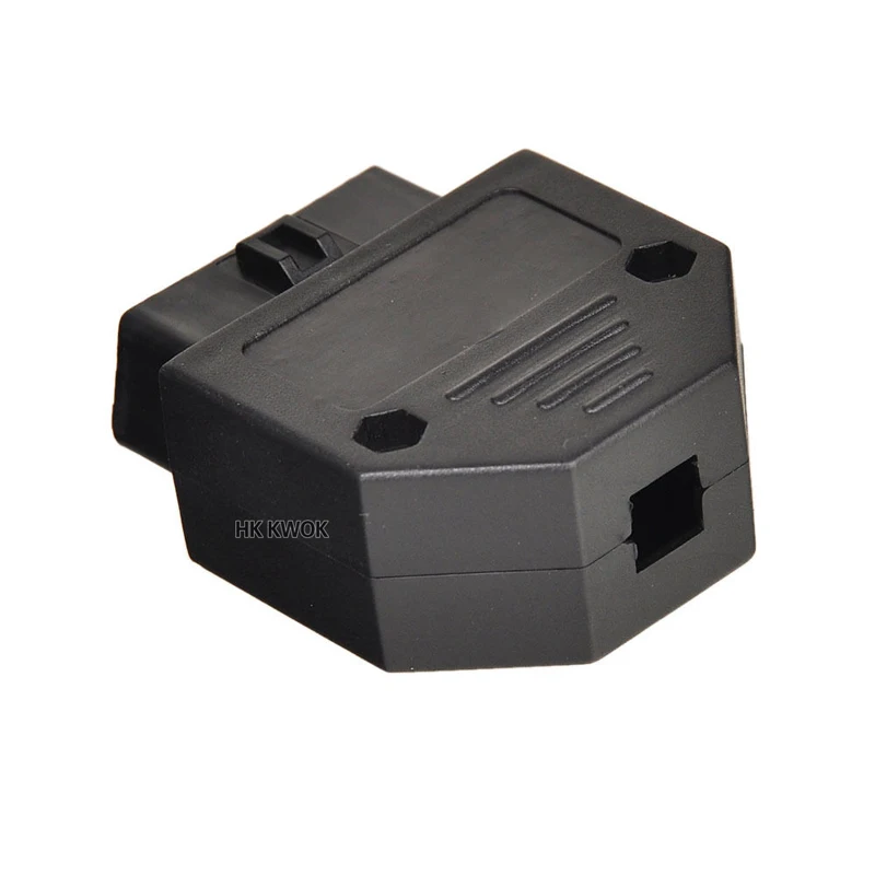 16 контактный разъем OBD2 OBD II 2 гнездовой диагностический инструмент + оболочка