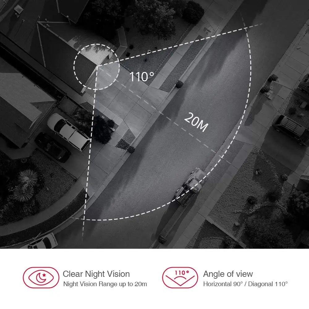 Wifi ao ar Câmera de Segurança Ip66 à Prova ip com 65ft Foscam Livre Dwaterproof Água Visão Noturna g2 1080 p 2mp 7 câmera de segurança ip com 65ft visão noturna