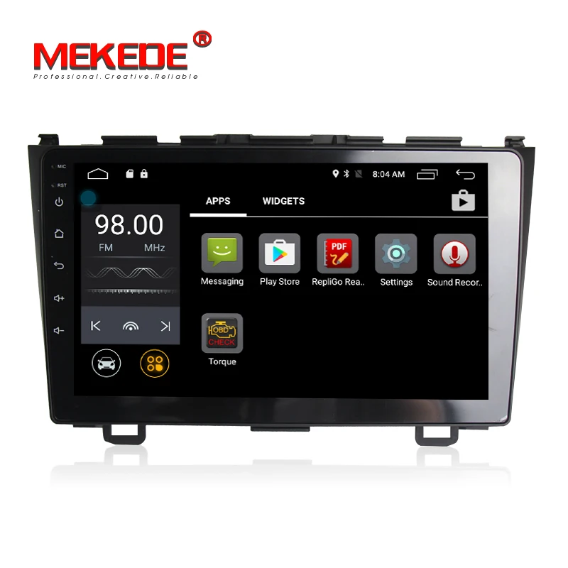 Excellent 9inch Android7.1 Quad Core Car Radio Gps navigation DVD car multimedia player for Honda CR-V CRV 2007 2008 2009 2010 2011 2