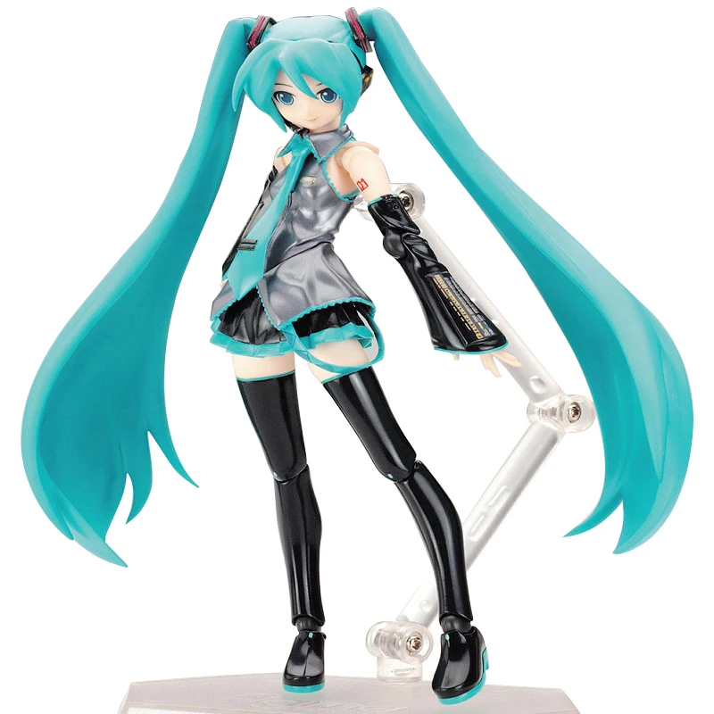 ZXZ Miku Hatsune Figma 014 PVC Figure Action Toys Collection Doll For Kids Girls Gifts Without