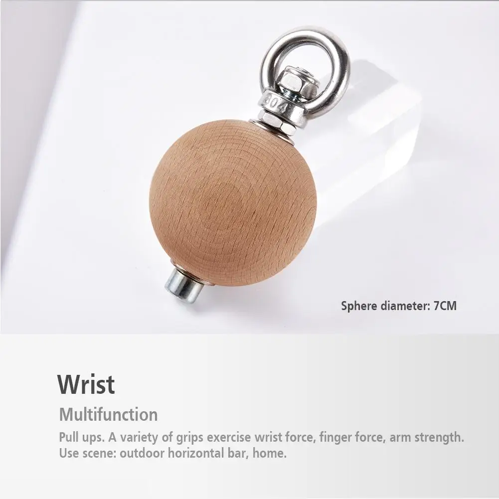 Pull-up Ball Fitness Accessories Wrist Balls Wooden Wrist Strength Training Tools Arm Strength Rock Climbing Exercise