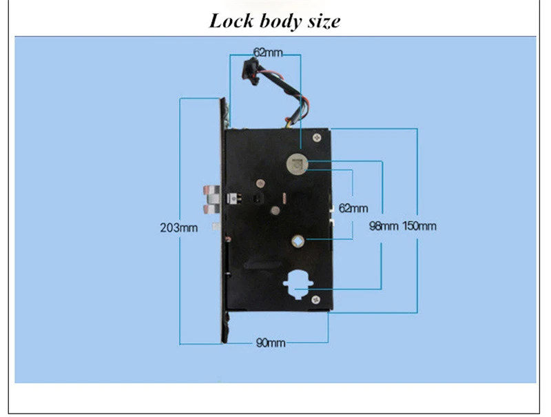 Интеллектуальная система блокировки двери отеля, цифровая карта, ключ, разблокировка из нержавеющей стали, антикоррозийная стабильная