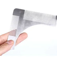 Расческа, ручного персонального ухода гаджет Мужская Борода нержавеющая сталь расческа прямоугольное устройство для ухода за здоровьем