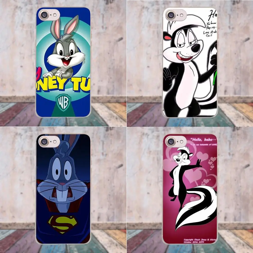Oedmeb Fashion Looney Tunes Bugs Bunny для Apple iPhone X 4 4S 5 5C SE 6 6S 7 8 Plus LG G3 G4 G5 G6 K4 K7 K8 K10 V10 V20|Бамперы| |