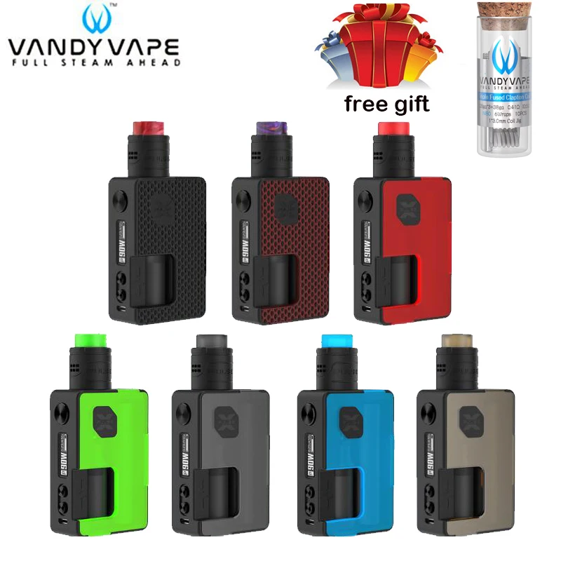 Original Vandy Vape Pulse X BF Kit Box Mod 90W With Squonk Bottle 30ml(optional) RDA Tank E Cigarette | Электроника