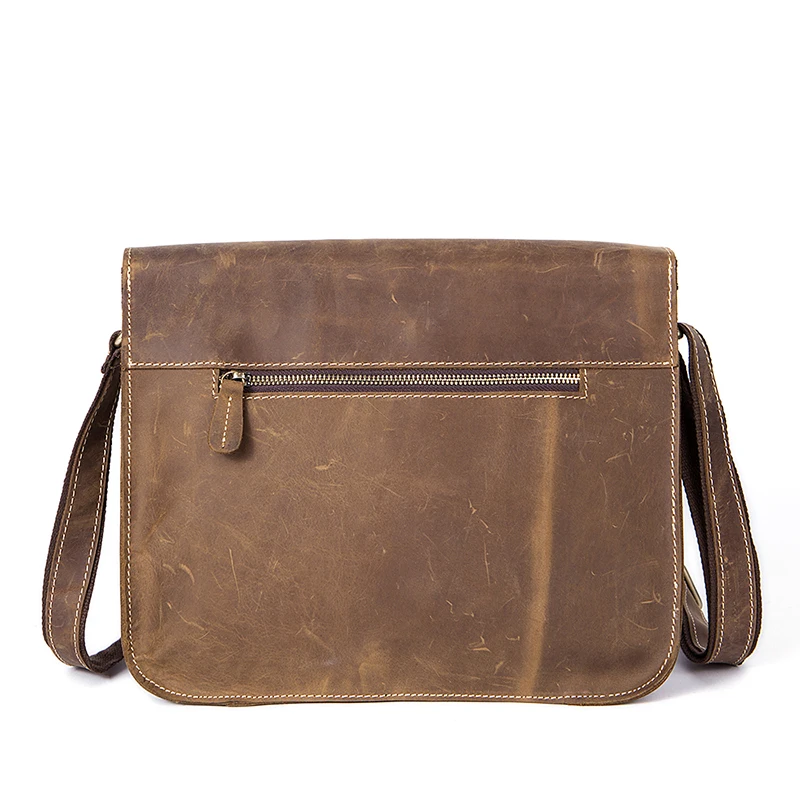  WESTAL Men's Bags Genuine Leather Men's Shoulder Bag Male Crazy Horse Vintage Crossbody Bags for Me - 32857047991