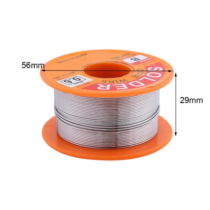 Tin lead Solder Wire Rosin Core Soldering 2% Flux Reel Tube LW Tin Wire Melt Rosin Core Solder Soldering Wire Roll 0.8 63/37 50g