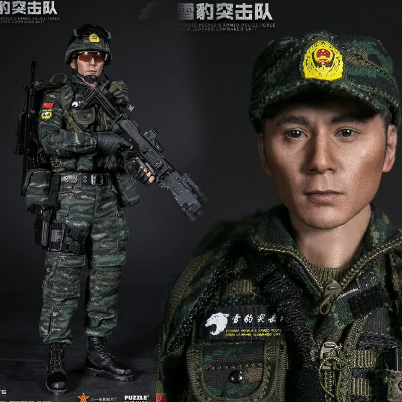 DAMTOYS 78052 1/6 Снежный Леопард Коммандо Коллекция фигурка для фанатов праздничный подарок