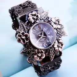2015 Reloj Mujer Marcas xirhua модные Винтаж Браслеты часы Для женщин Rhinestone Diamond Flower кварцевые наручные Часы hodinky Для женщин