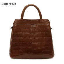 Солнечная пляжная брендовая новая женская сумка из натуральной кожи, женская сумка через плечо, женская сумка-мессенджер