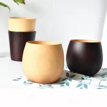 Японский стиль, деревянная чашка с горячей защитой, деревянные чашки для кофе/молока/вина/чая, креативные экологически чистые стаканы, деревянные столовые приборы