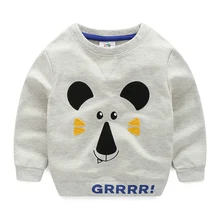 wt-6366 Baby sweater cartoon spring 2017 Korean version of the new boy’s children’s leisure long sleeved jacket