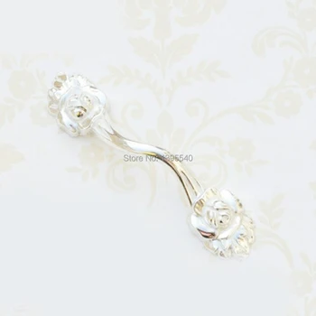 

New 2pcs 96mm Antique Cabinet Kitchen Handle Knob Euro-Style Golden Palace Vintage Wardrobe Knob Kitchen Drawer Handle Bars Pull