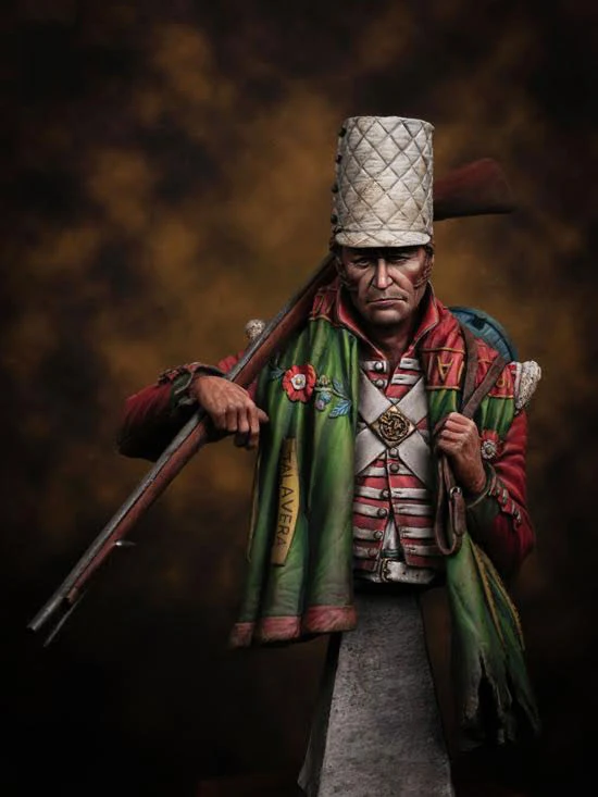 

New Unassembled 1/10 British Army, 24th Regiment of Foot Chillianwallah bust figure Resin Kit DIY Toys Unpainted kits