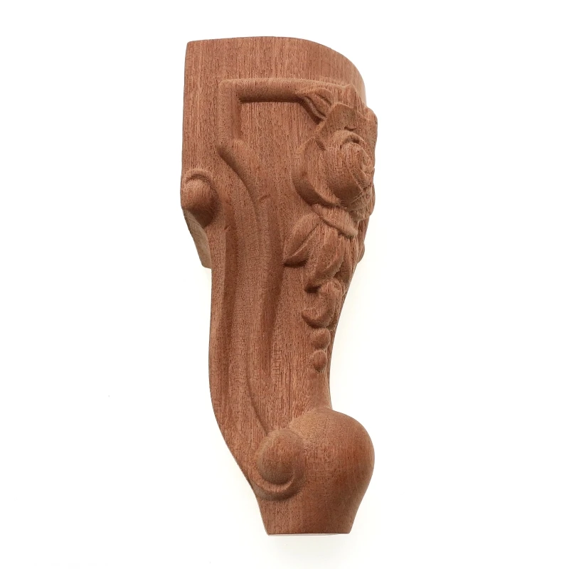 RUNBAZEF منحوتة خشب متين T أريكة تتحول لسرير طاولة شاي قدم الأوروبية الأثاث خزائن التلفزيون Woodcarving روز قدم تمثال ميني القوس
