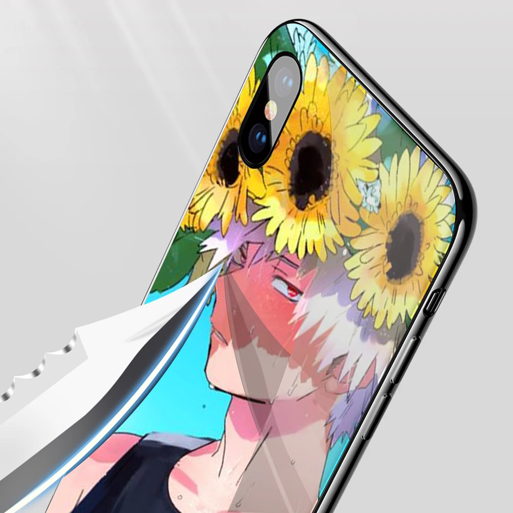Чехол из закаленного стекла для iPhone 6 6S 7 8 Plus 5 SE XR X XS 11 Pro MAX|Бамперы| |