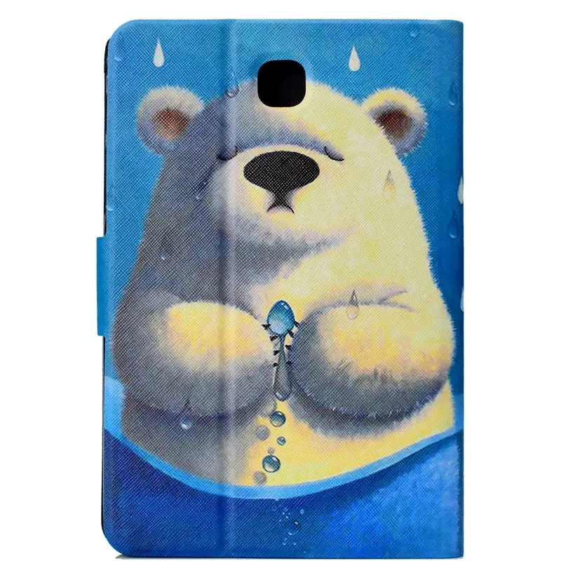 Чехол с рисунком медведя для Samsung Galaxy Tab A 8 0 дюйма T350 T355 P350 P355 смарт чехлы