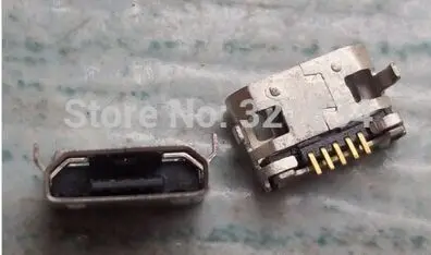 200 шт. микро 5pin USB разъем для зарядного устройства Lenovo A7600 A7600H A3000 A3000H A788T S930 A656 A370