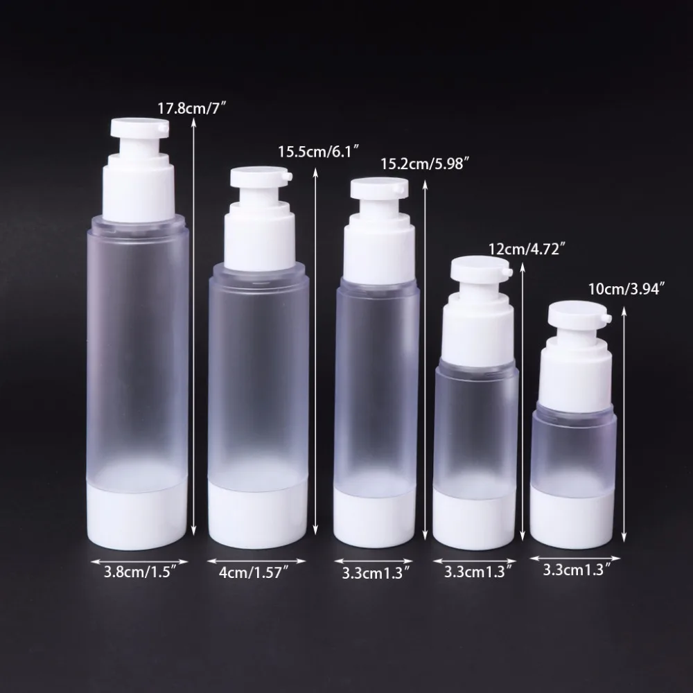 15 мл-100 мл пластиковая Косметическая эмульсия пустой распылитель для парфюмерии спрей насос бутылка путешествия многоразового использования