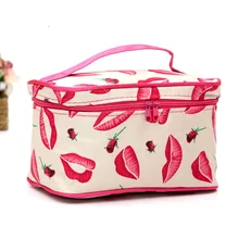 HLDAFA 2017 Fashion High Capacity Beautician Professional Cosmetic Storage Cosemtic Bag Organizer Makeup Bag Womens Cosmetic Bag