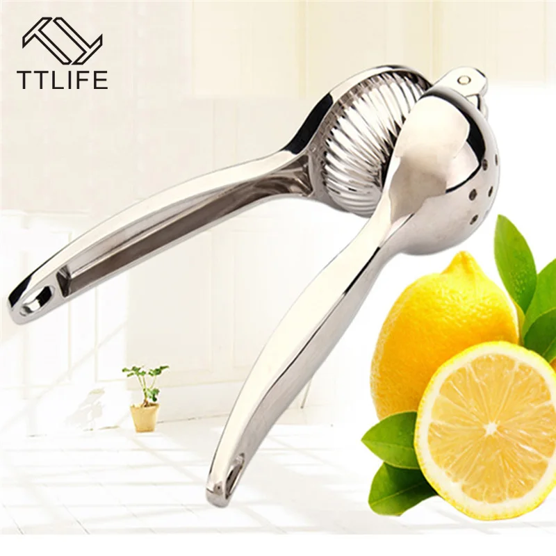 TTLIFE Stainless Steel Hand Orange Lemon Juice Press Squeezer Convenient Fruits Squeezer Citrus Juicer Fruit Vegetable