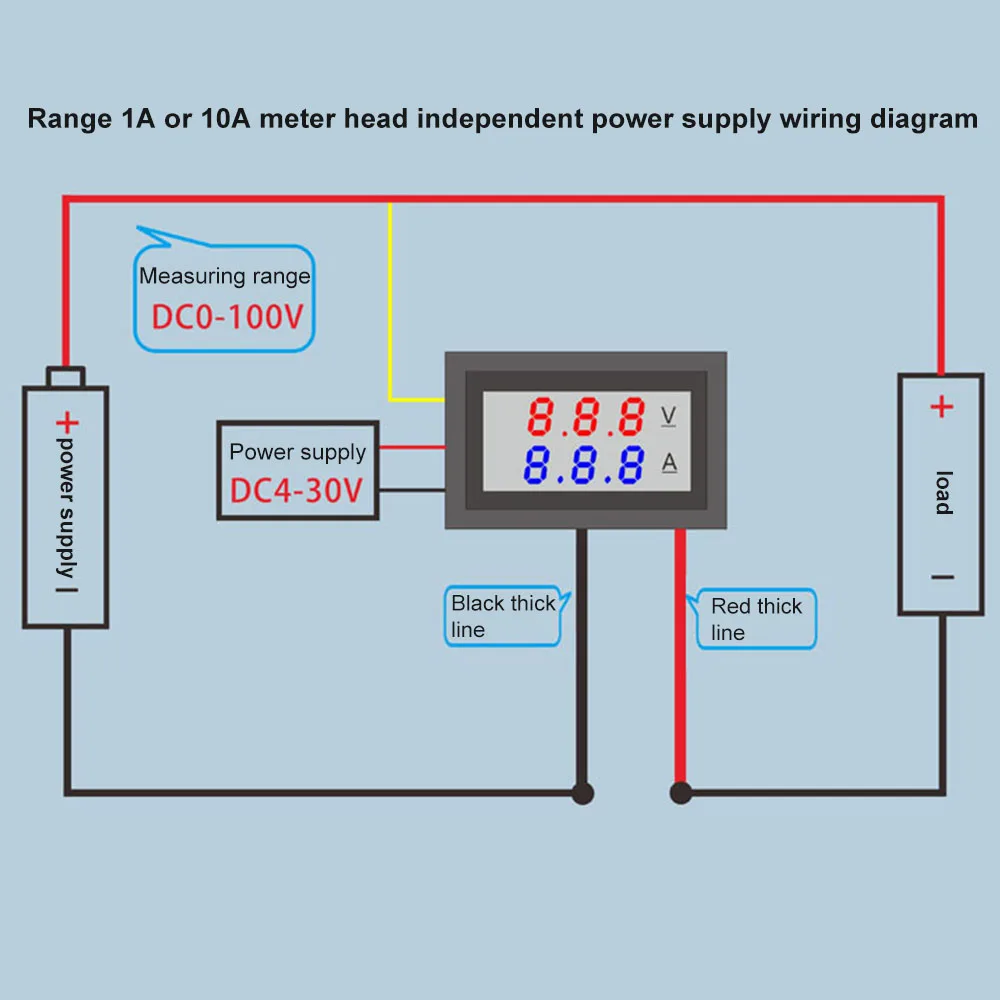 Mini Digital Voltmeter Ammeter Dc 100v 10a Panel Amp Volt Voltage Current Meter Business Office Industrial Other Test Meters Detectors Artonstage Es Mini Digital Voltmeter Ammeter Dc 100v 10a Panel Amp Volt Voltage Current Meter Business Office Industrial Other Test Meters Detectors Artonstage Es