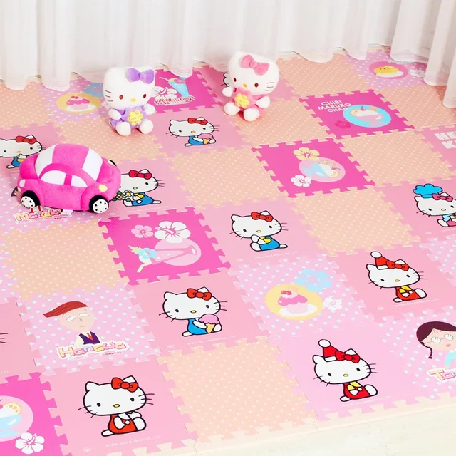 muzzi 9 teile satz 30 30 cm cartoon rosa kitty cat eva puzzlematten muzzi 9 teile satz 30 30 cm cartoon rosa kitty cat eva puzzlematten babyspielmatte