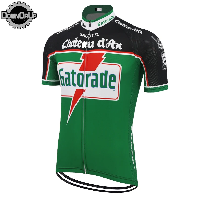 

American sports brand GATORADE men cycling jersey Summer GREEN racing bicycle clothes Maillot ciclismo Race pro ropa Ciclismo
