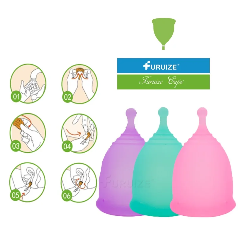 Furuize Lady Cup Copa Menstrual reusable period cup Feminine Hygiene reusable Menstrual Cup 100%Medical Grade silicone Women Cup Furuize Lady Cup Copa Menstrual reusable period cup Feminine Hygiene reusable Menstrual Cup 100%Medical Grade silicone Women Cup