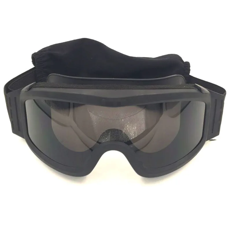 Motorcycle Glasses,Headband goggles, three sets of lenses, anti sand