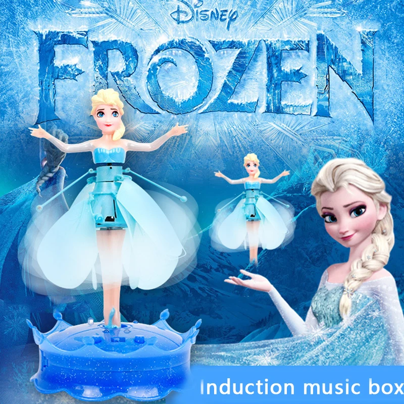 

Children Wireless Induction Flying Fairy Toy Luminous With Music Box Flashing Princess Glowing Led Control Flying Christmas Gift