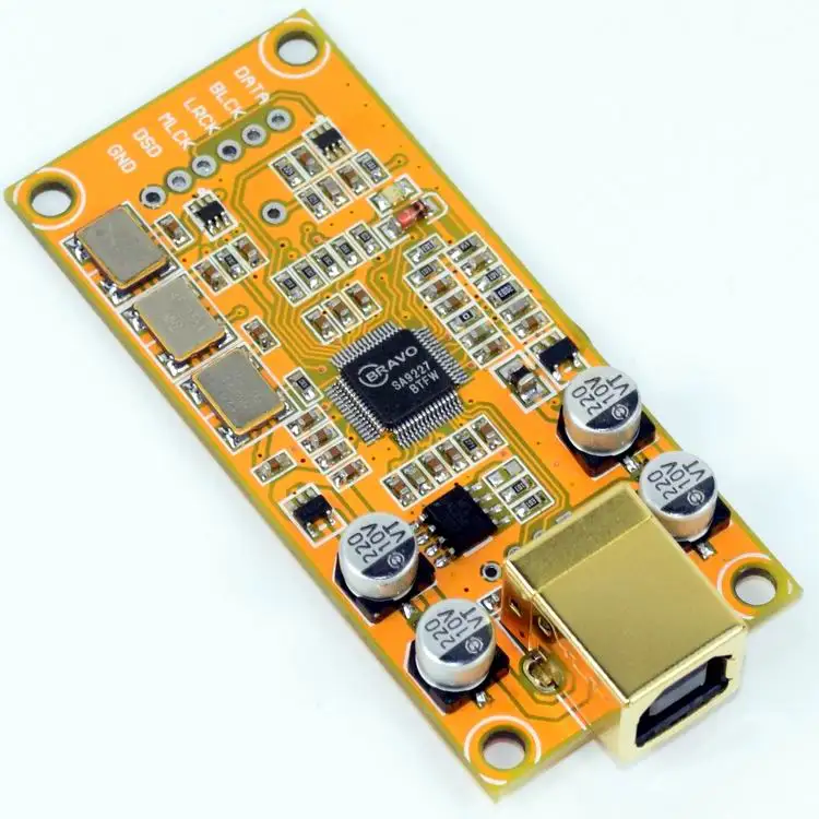 YJ00401 SA9227 384K 32bit DAC дочерняя карта с поддержкой DSD256 выход может выбрать
