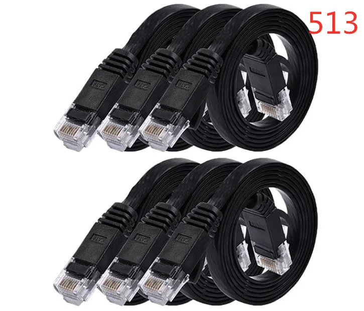 

CAT6 type of finished computer broadband network line eight-core twin-stranded network jumper.