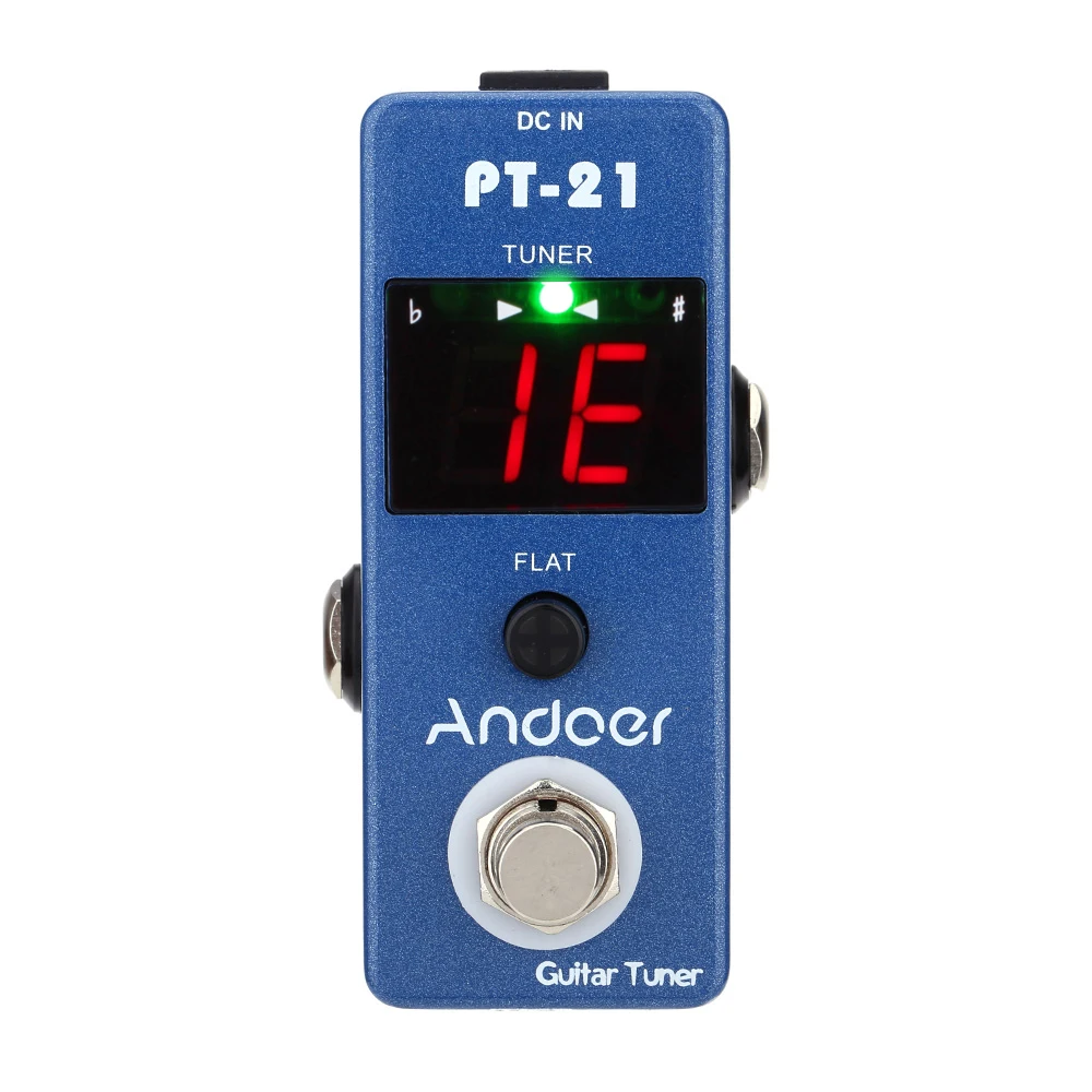 Buy Guitar Tuner Pedal True Bypass Blue Universal