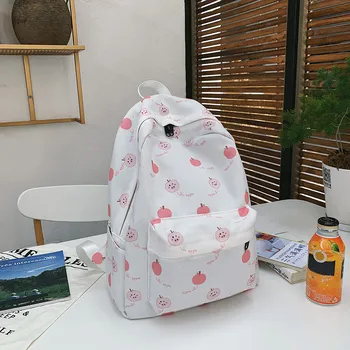 

bags women bagpack Bag Backpack Bag Fruit Print Travel Large Capacity Middle Student Bag рюкзак женский mochila#XB20 Dropshipp