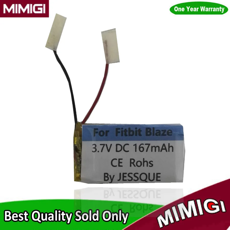 

Free Shipping OEM 3.7V 167mAh Battery For Fitbit Blaze Smart Watch Rechargeable Batterie Accumulator AKKU