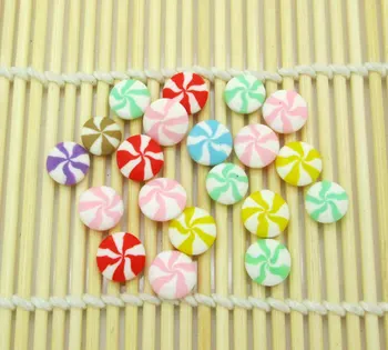 

LF 20Pcs Clay Windmill 9x9mm Decoration Crafts Flatback Cabochon Embellishments For Scrapbooking Diy Kawaii Accessories