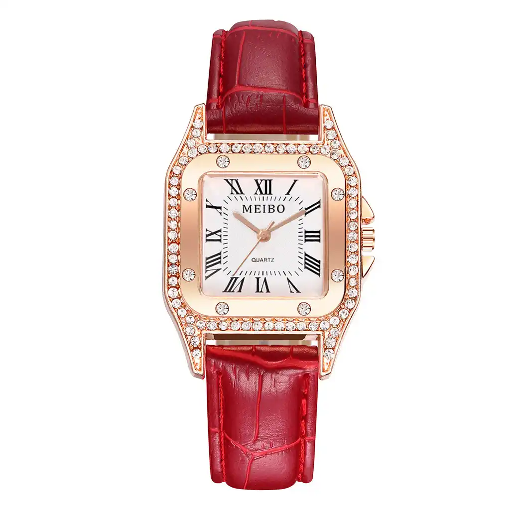 hot fashion flower rhinestone women watch quartz w