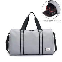 Duffle Bag Travel Bag,Carry on Hand Luggage Bag Weekend Bag Waterproof Big Bag Suitcase with Shoe Pounch for Women and Men golden nigerian party shoe and bag sets decorated with rhinestone african wedding shoe and bag set party shoes and bag