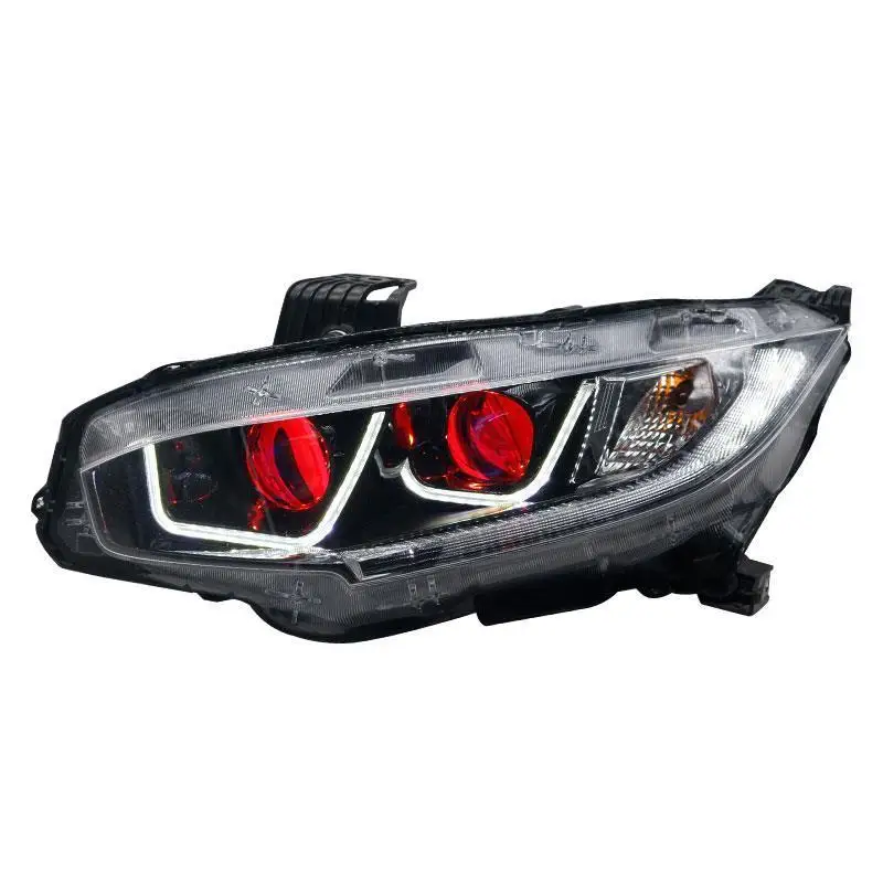 Cob Neblineros Exterior Running Automobiles Luces Para Auto Led Drl Headlights Rear Car Lights Assembly FOR Honda Civic