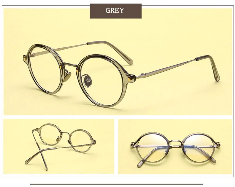 Круглые металлические оправы для очков для женщин и мужчин, маленькие винтажные оптические очки, модные брендовые дизайнерские очки, специальные дизайнерские очки