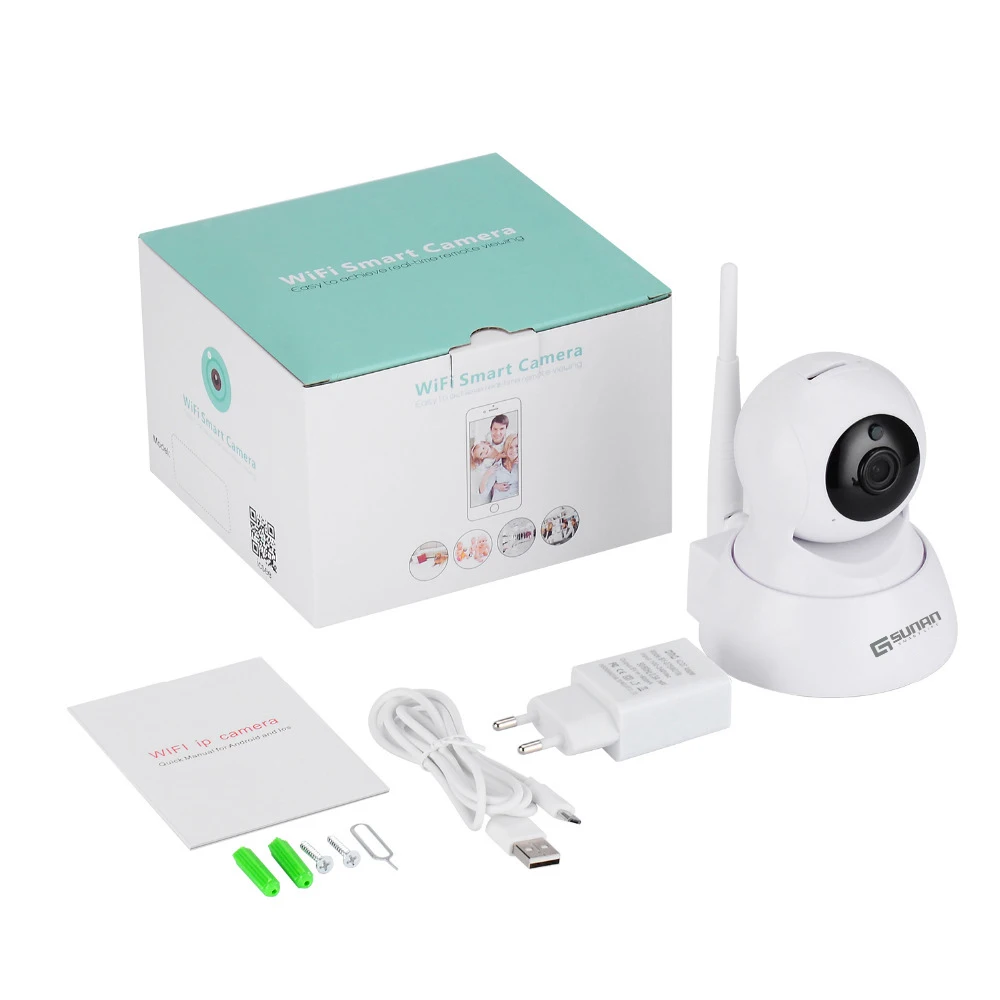 GSUNAN Смарт мини Сковорода/наклона IP камеры WiFi 1080 P Крытая купольная камера